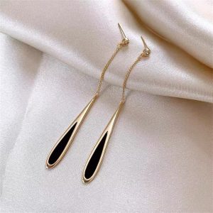 Zircon Wedding Light Luxury Temperament Fashion Design Earrings