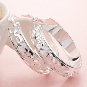 925 Sterling Fashion Hoop Earring
