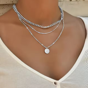 Aesthetic Vintage Layered Necklace Jewelry Accessories