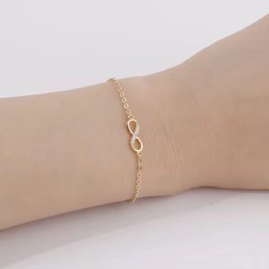 Bohemian Charm Infinity Design Chain Bracelet Jewelry