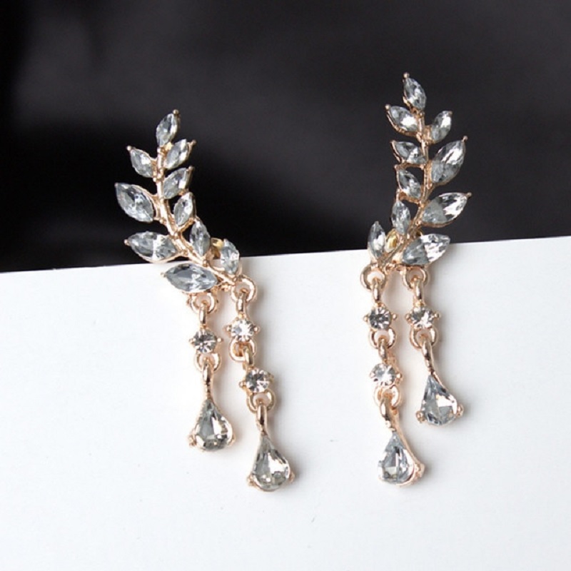 Bridal Jewelry Temperament Earrings - Image 2