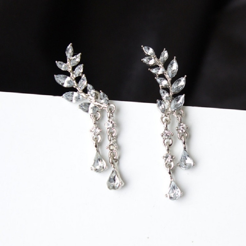 Bridal Jewelry Temperament Earrings - Image 5