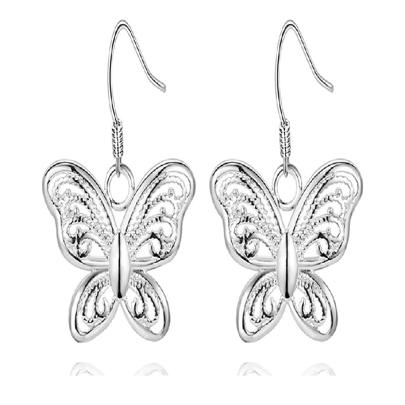 Butterfly Drop Earrings Jewelry - Image 4