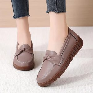 Casual Cloth Sweet Bread Flat Ballet Dance Office Work Shoes