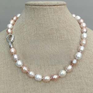 Casual Natural Freshwater Pearl Choker Necklace