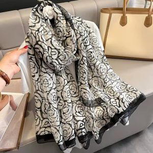 Chiffon Wrap Soft Muffler Shawl beach Outdoor Sunscreen Scarf