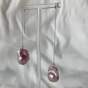 Colorful Baroque Pearl Universal Needle Ear Line Eardrop