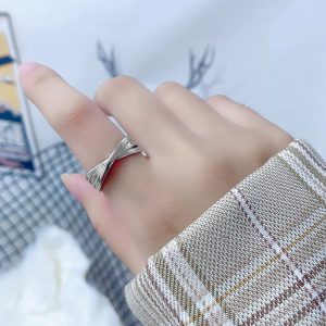 Cross Ring Simple Opening Adjustment Jewelry