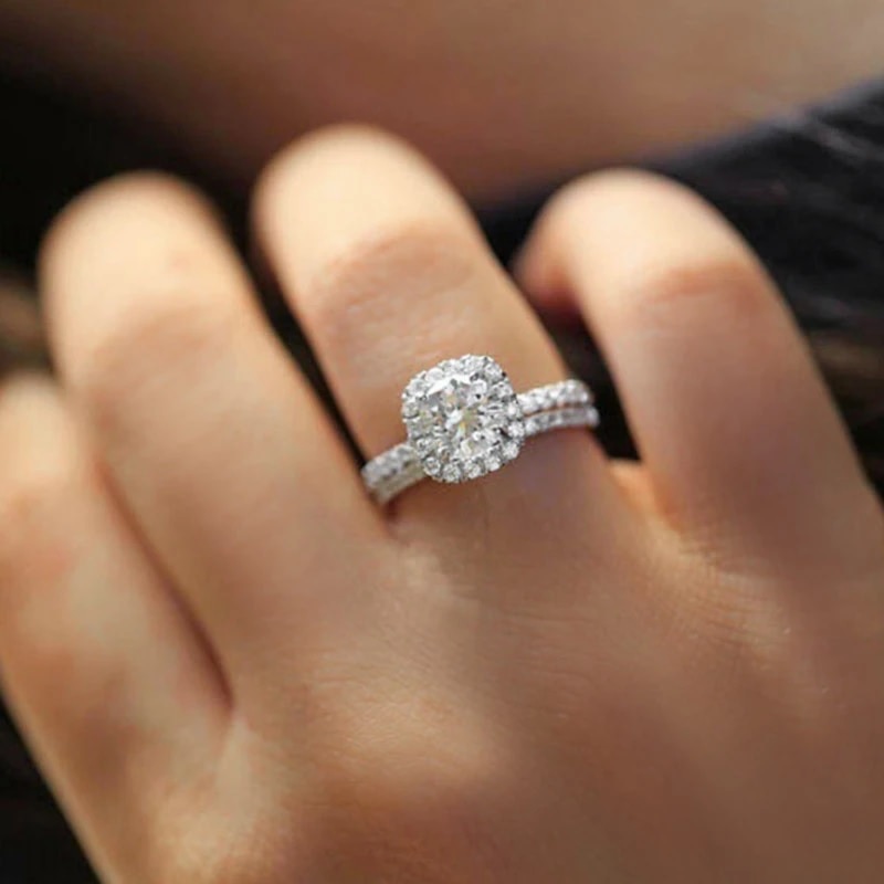 Crystal Cubic Zirconia Ring