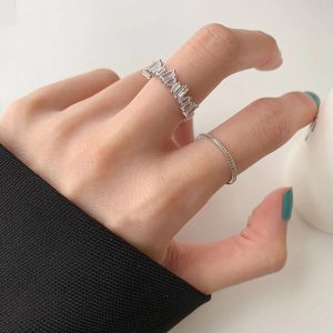 Crystal Ring Fashion Simple Gorgeous Sweet Jewelry