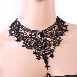 Edwardian Lace Style Drape Necklace
