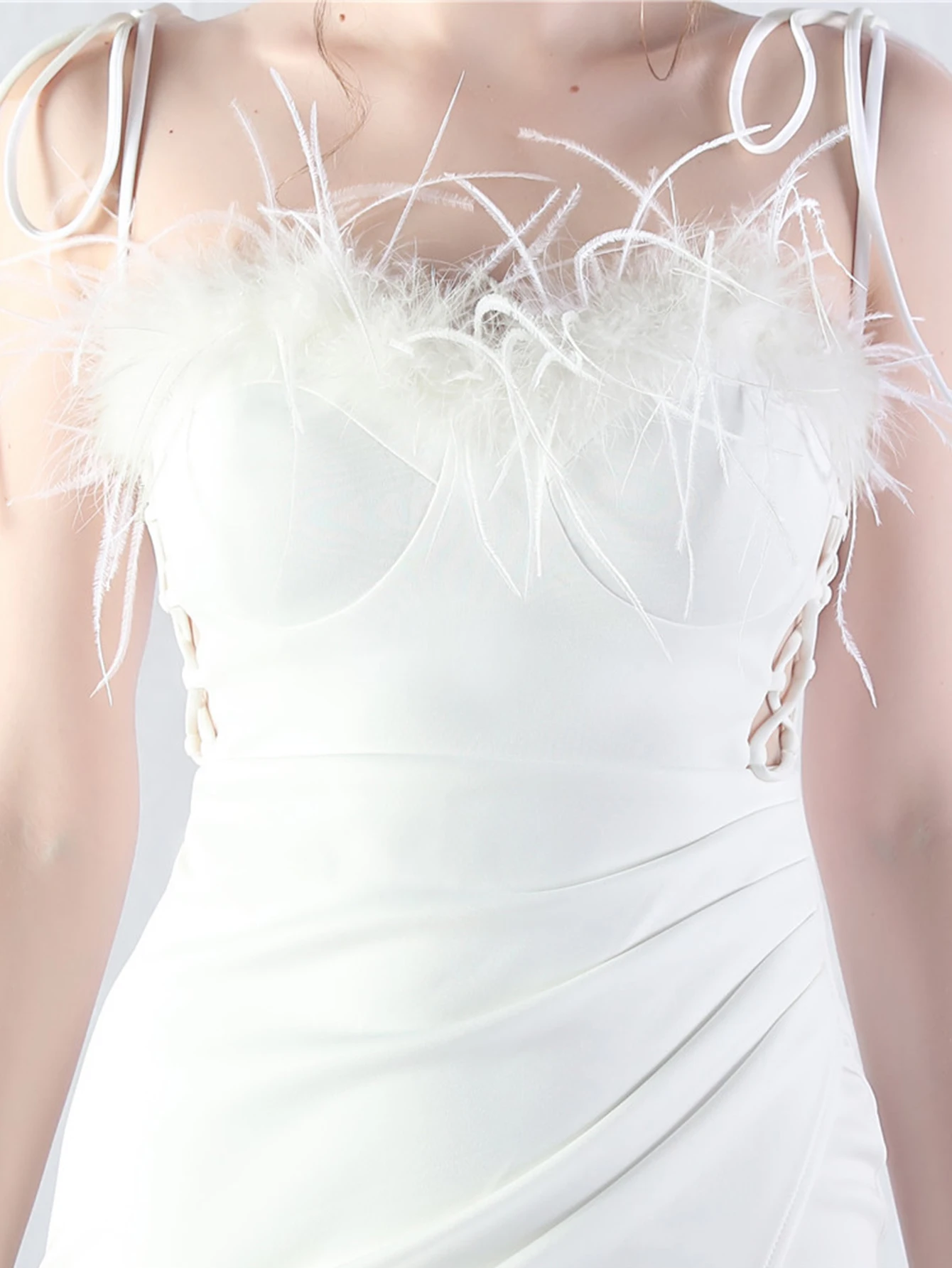 Elegant Backless Lace Up Birthday Party Long Maxi Dresses - Image 47