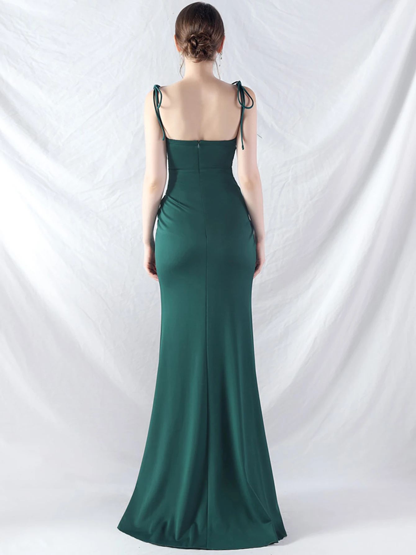 Elegant Backless Lace Up Birthday Party Long Maxi Dresses - Image 26