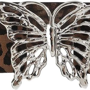 Elegant Butterfly Prom Banquet Party Club Bar Elastic Waist Belt