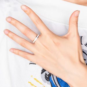 Fashion Charm Ceramic Party Wedding Ring