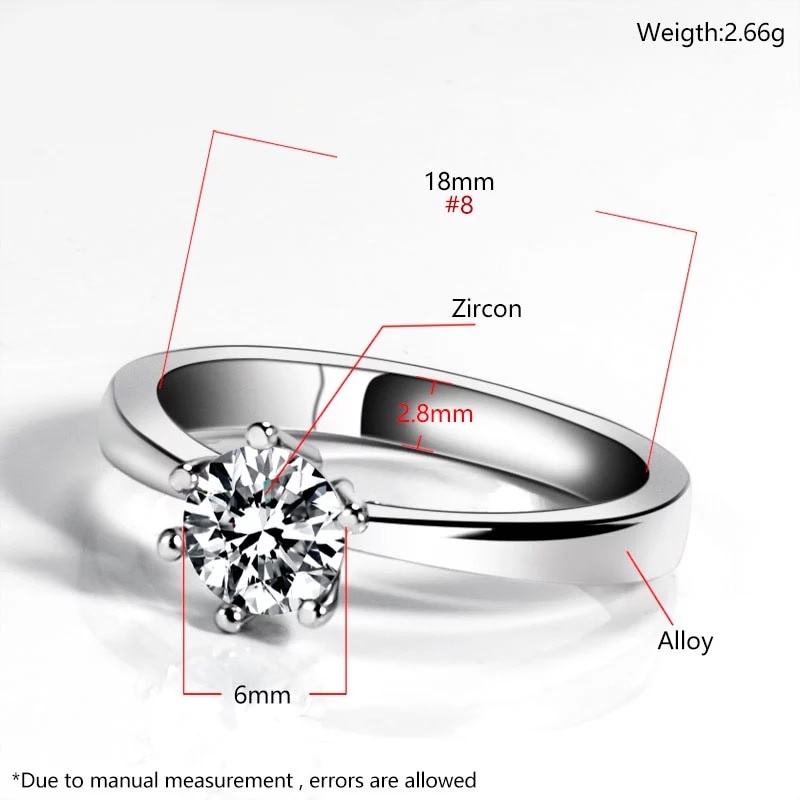 Fashion Crystat Cubic Zirconia Design Rings - Image 5