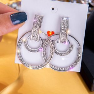 Fashion Cute Rhinestone Earrings