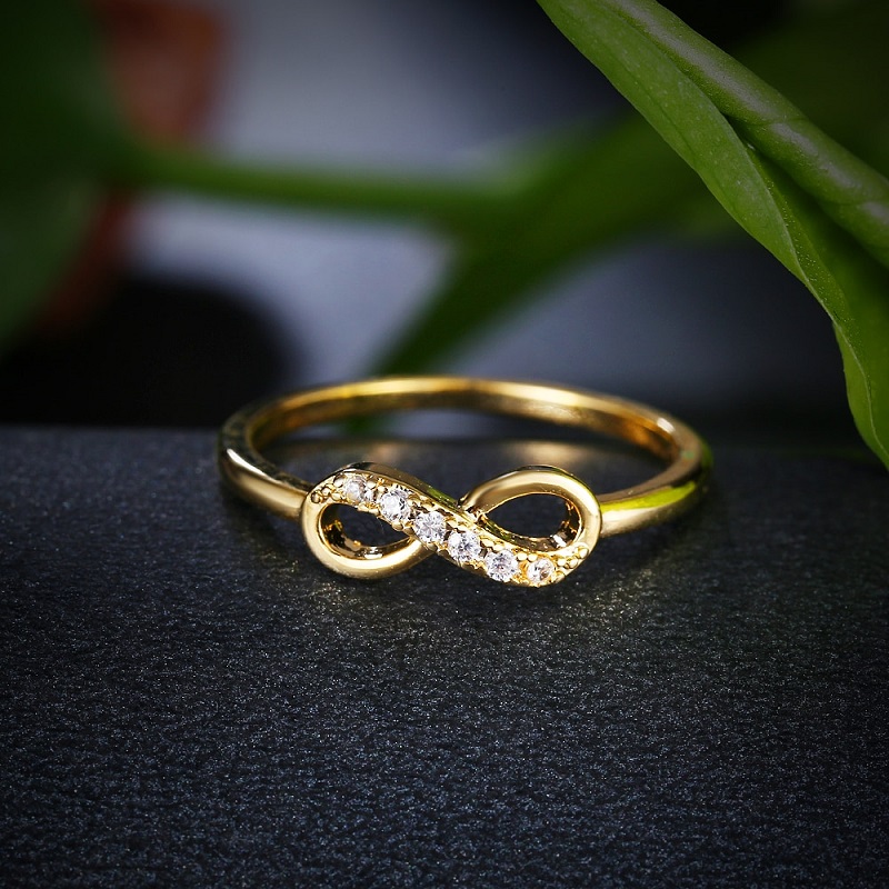 Fashion Infinity Crystal Statement Cross Party Ring - Image 4