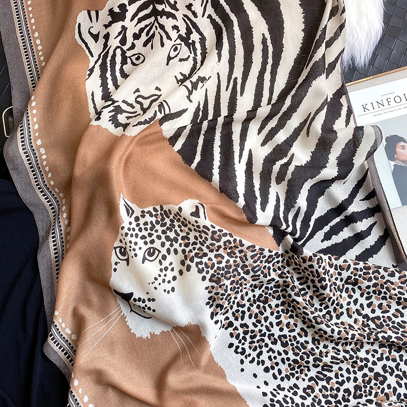 Fashion Leopard Print Scarves - Image 15