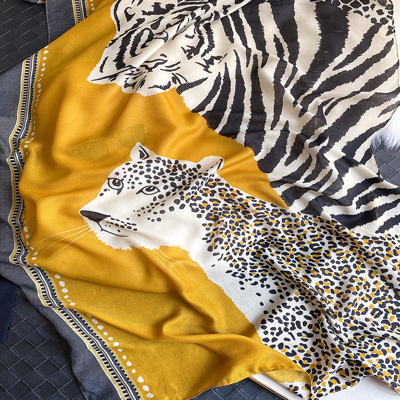 Fashion Leopard Print Scarves - Image 5