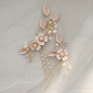 Flower Pearls Bridesmaids Jewelry Hair Accessories