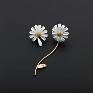 Fresh Floral Asymmetric Stud Jewellery