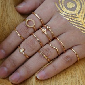 Geometric Cross Multilayer Rings Set