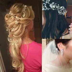 Handmade Rhinestone Pearl Hairband Luxury Hair Accessories