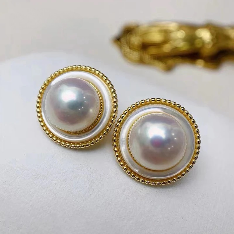 Hepburn Ear Nails Atmosphere Premium Antique Earrings - Image 4