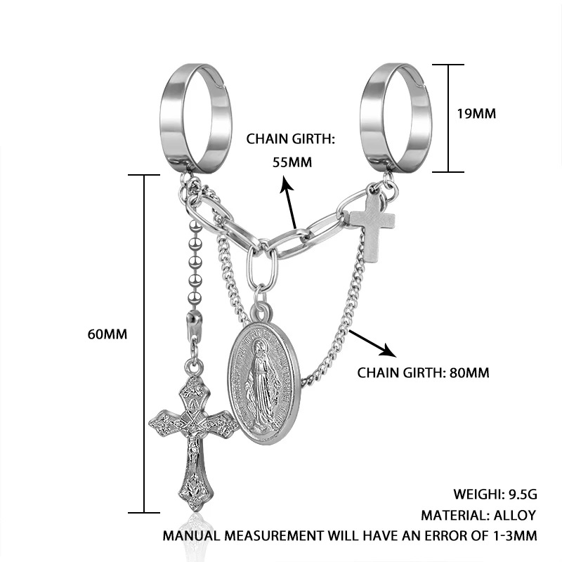 Hiphop Cross Vintage Punk Ring - Image 2