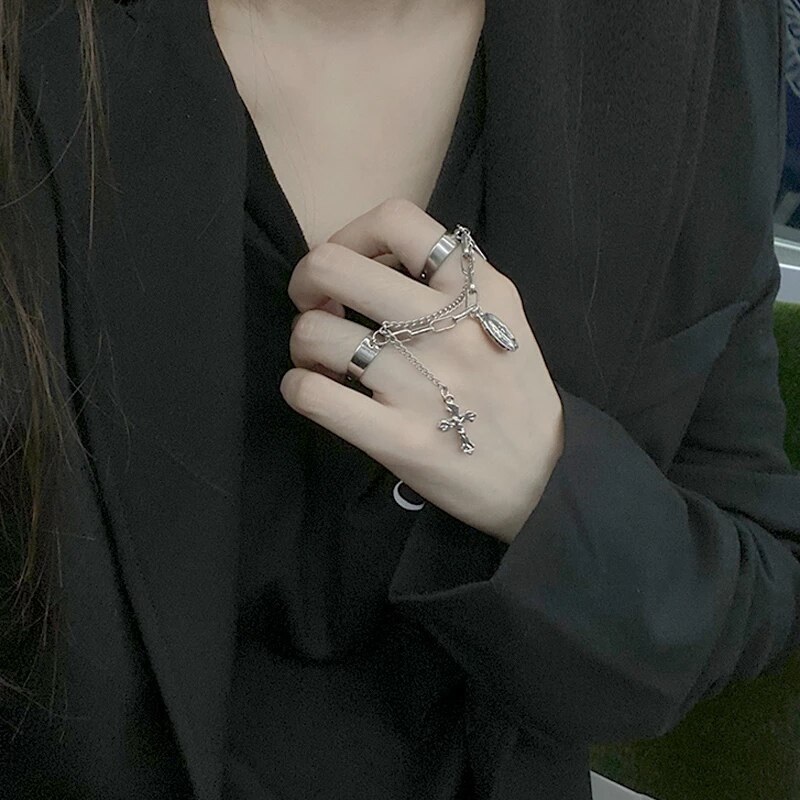 Hiphop Cross Vintage Punk Ring - Image 4