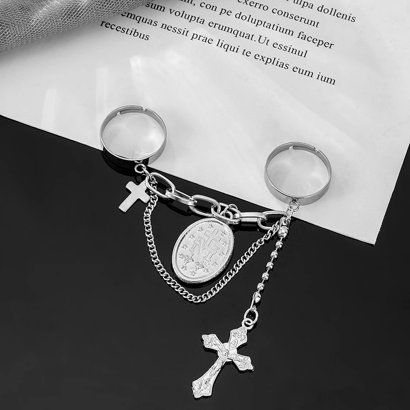 Hiphop Cross Vintage Punk Ring - Image 6