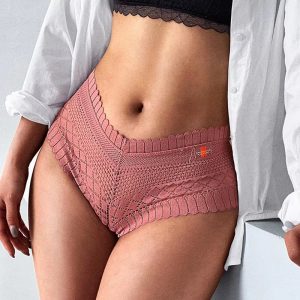 Lingerie Lace Low-waist Briefs Embroidery G String Underpant Panties