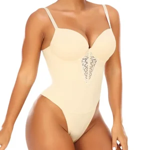 Lingerie Lace Shapewear Colombianas V-collar Bodysuit Underwear