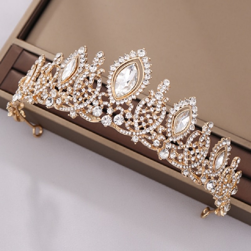 Luxury Crystal Wedding Pageant Party Crown - Image 2