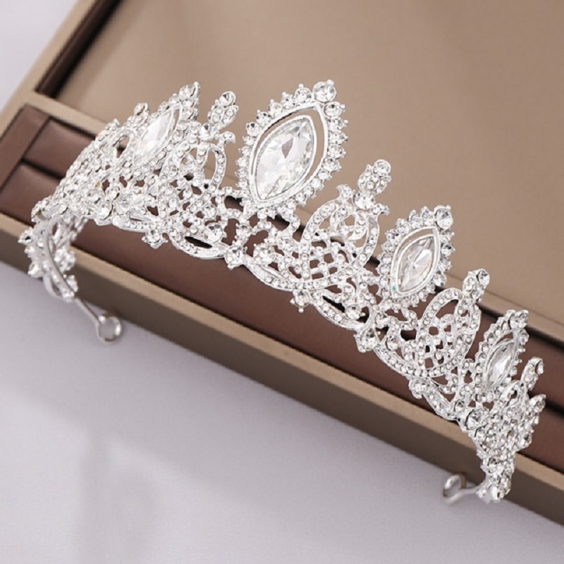 Luxury Crystal Wedding Pageant Party Crown - Image 4