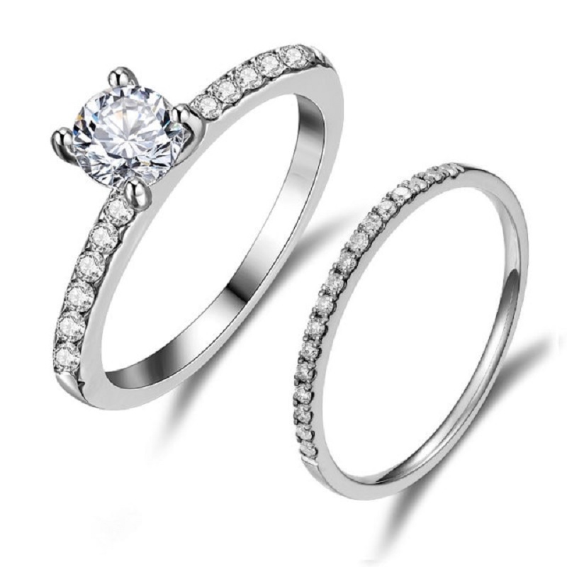 Luxury Crystal Wedding Ring - Image 2