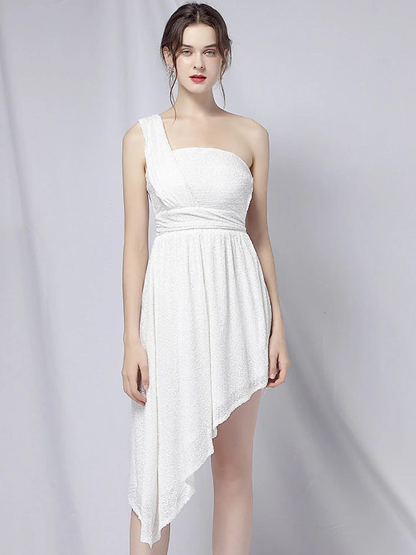 Luxury Elegant Backless Sequin Birthday Party Mini Dress - Image 9