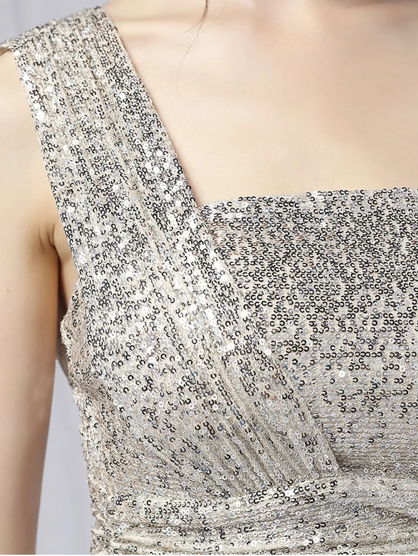 Luxury Elegant Backless Sequin Birthday Party Mini Dress - Image 35