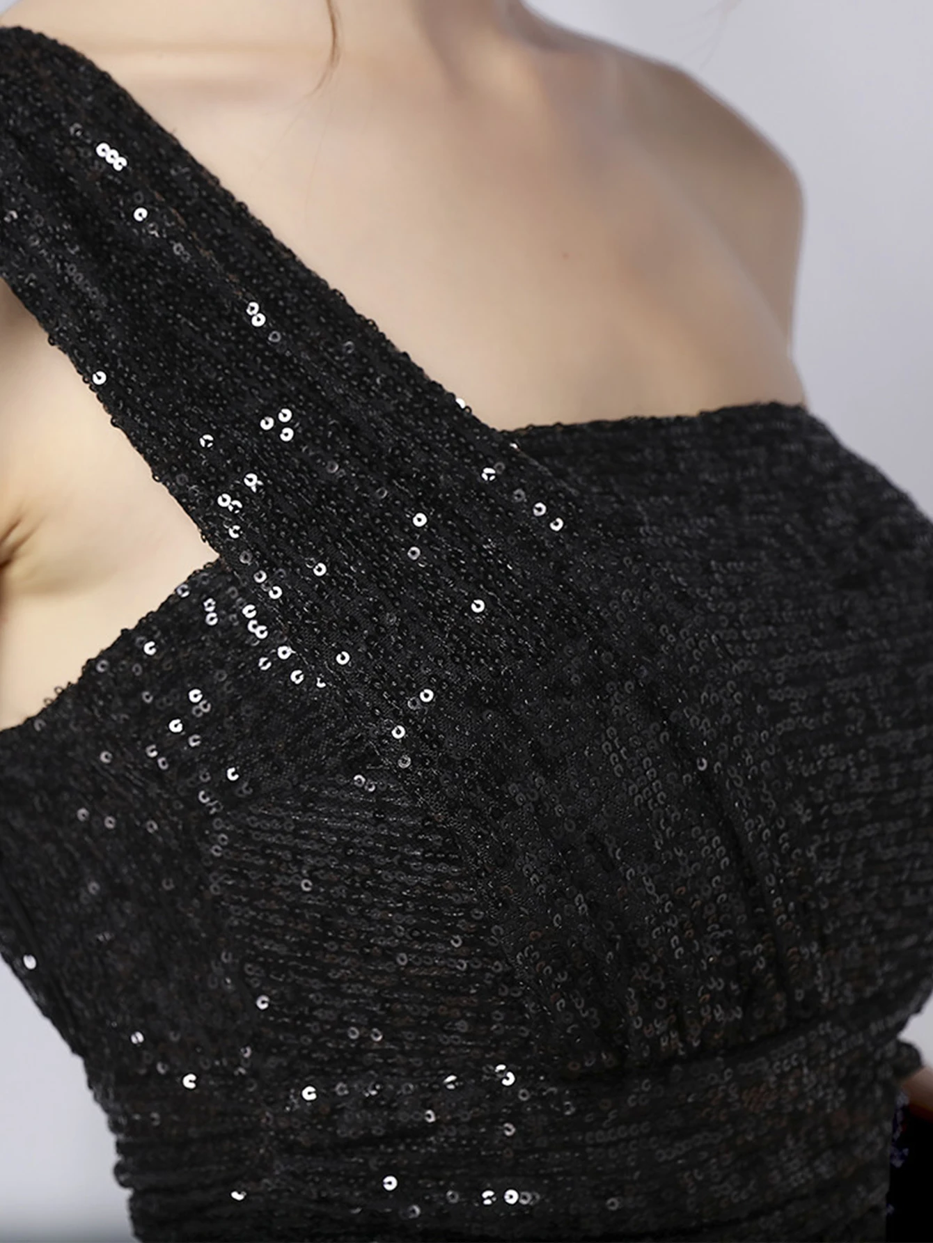 Luxury Elegant Backless Sequin Birthday Party Mini Dress - Image 25