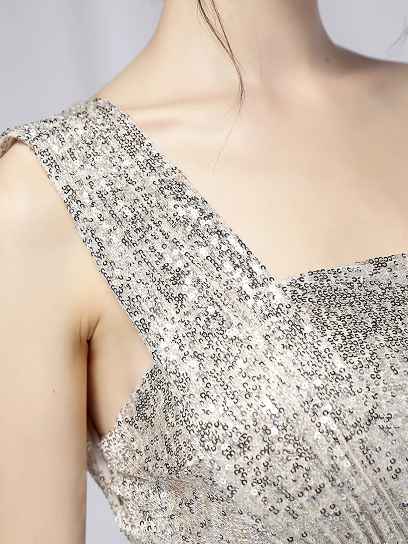 Luxury Elegant Backless Sequin Birthday Party Mini Dress - Image 34