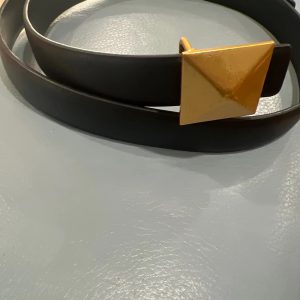 Luxury Leather Pyramid Buckle Double Sided Use Waist Chain Jeans Dress 59.