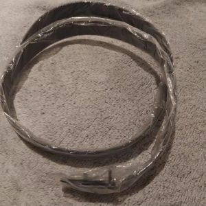 Luxury Leather Pyramid Buckle Double Sided Use Waist Chain Jeans Dress 72.