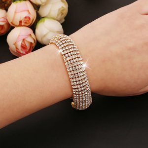 Pavee Rhinestone Cuff Bracelet