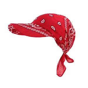 Printed Headband Wide Brim UV Protection Baseball Beach Cap