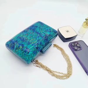Acrylic Beaded Fashion Luxury Clutch