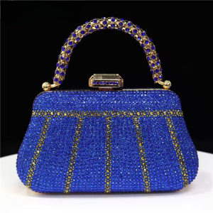 Three-Dimensional Fashion Rhinestone Embellished Mini Bag