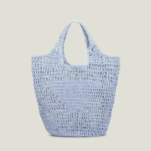 Casual Hollow Straw Designer Letters Handbags