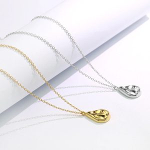 Small Design Irregular Water Drop Necklace