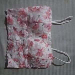 Sweet Floral Corset Vest Beach Style Sleeveless Lace Blouse1002_11zon